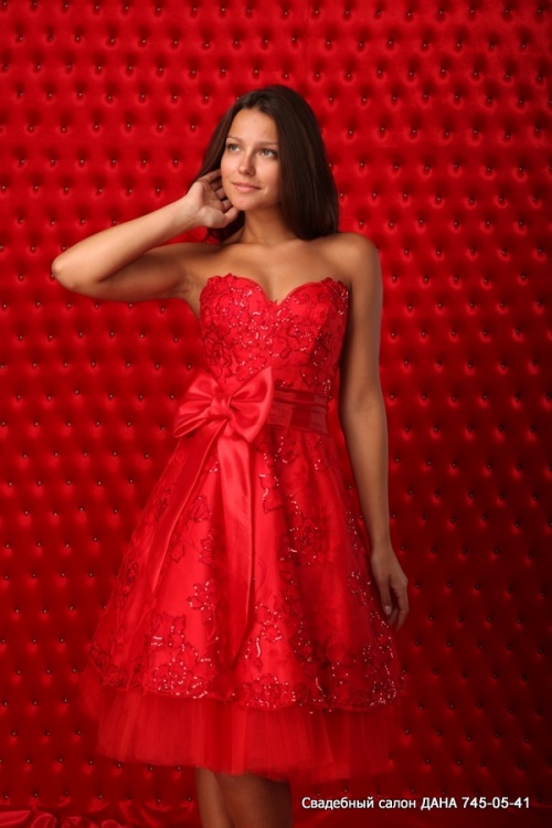 Женские платья Модель U 233 красный